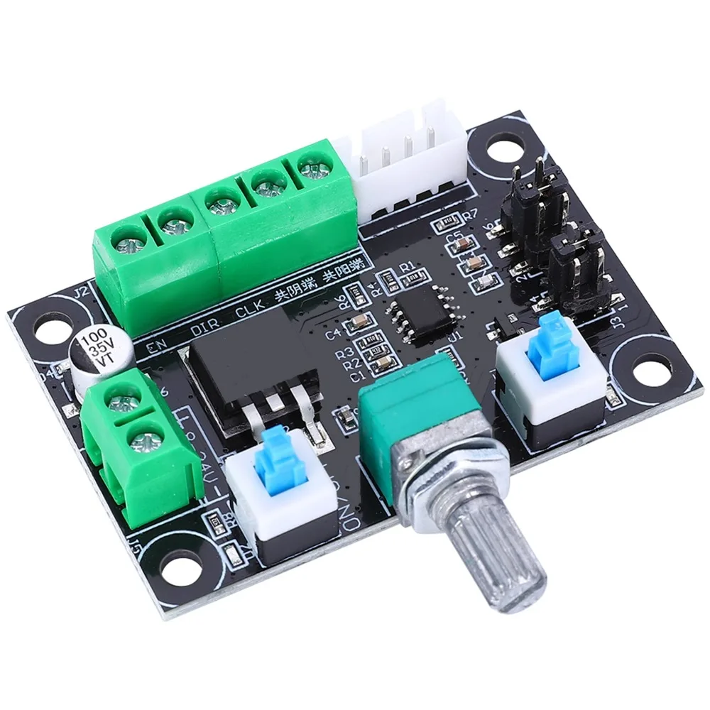 2pcs PWM Control Stepper Motor Driver High Middle Low Frequency DC 8V-24V Stepper Motor Controller Board Module