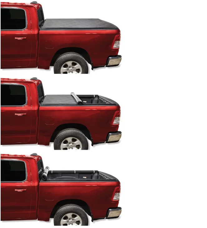 

For 2015-2023 Ford F-150 With 5.6' Bed | Soft Roll up Truck Bed Tonneau Cover | 4R112 | Low-Profile, Sturdy, Easy 15
