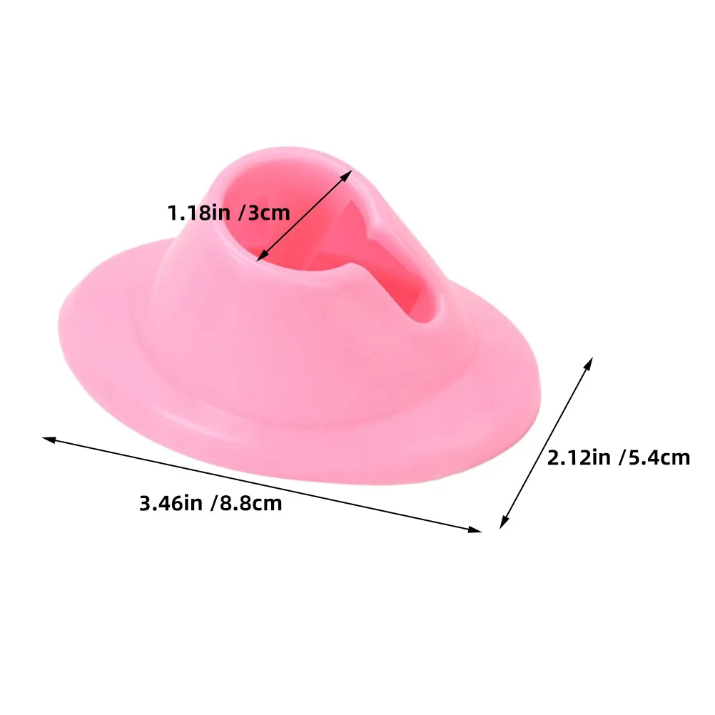 10Pcs Nail Polish Holder Stand Silicone Anti-Spill Soft Flexible Nail Bottle Rack Manicure Storage Organizer for Home Salon