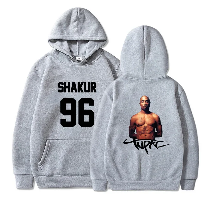 Gangsta Rap 2Pac Hoodie Men Fashion Coat Casual Hoodies Kids Hip Hop Gangsta 2Pac Tupac Shakur Hoodie Sweatshirt Women