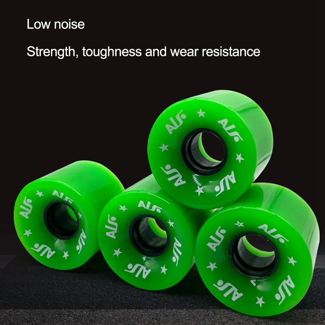 ALF 80A Big Wheel Slide Pulley Green Pouring Wheel Long Board Wheels 60X45mm Skateboard Wheels PU