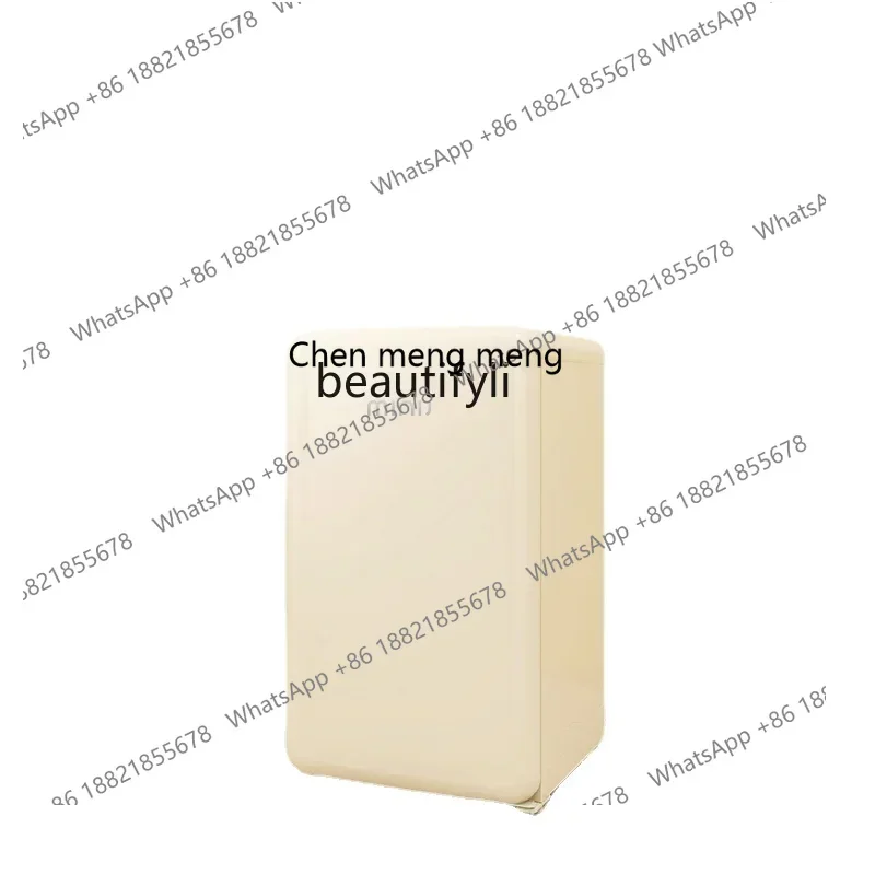 cn8350 LHY zqSingle Door Retro Mini Refrigerator for Dormitory Small Mini Freeze Storage