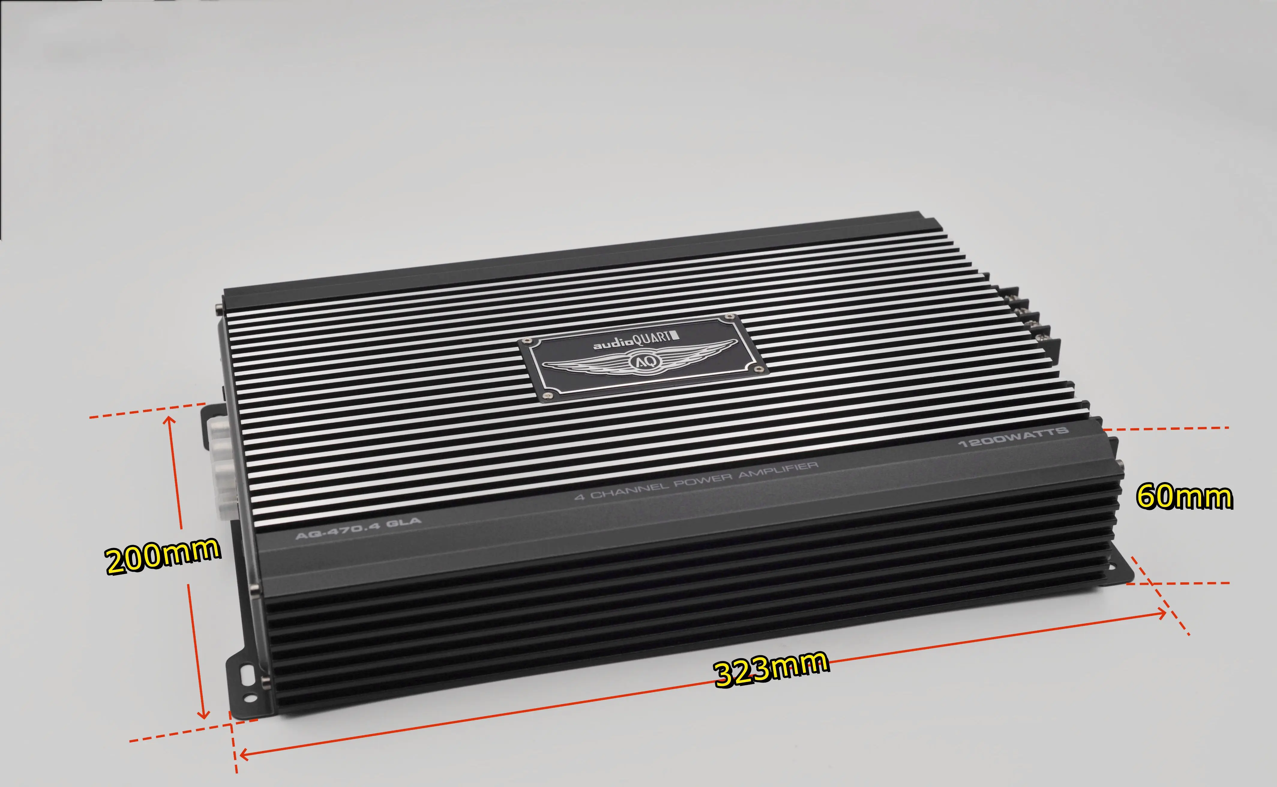 audioGUART Car Home Audio Power Amplifier 4 Channel 12V Car Digital Amplifer Car Audio Amplifier for Cars Amplifier Subwoofer