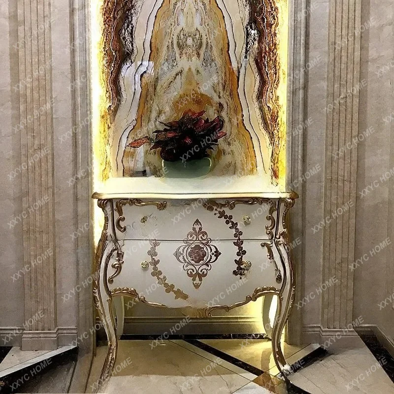 

Living room Household partition cabinet entrance cabinet American decorative cabinet Living room