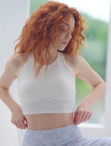 다이무 라이브 임팩트 심리스 홀터탑 여성 스포츠 브라 하이 서포트 푸쉬업 오픈 백 짐웨어 피트니스 요가 운동 속옷