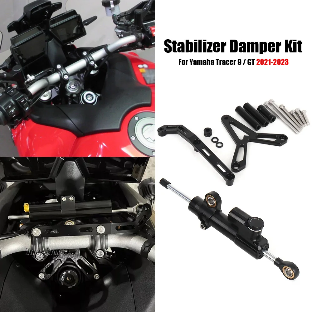 Motorcycle Steering Damper Stabilizer Ride Safe Handlebar Bracket Kit For Yamaha Tracer 9 GT Tracer9 TRACER 9 2021 2022 2023