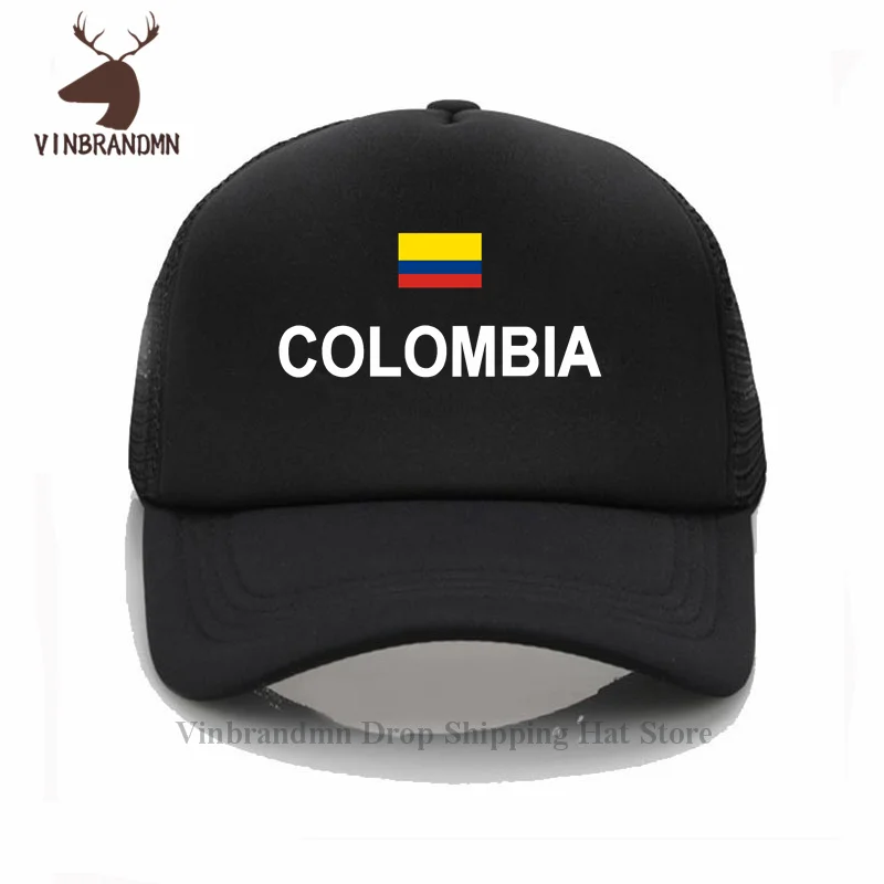 Colombia bucket hat fashion 2022 baseball cap 100% cotton fishing hat Sports gyms country flag COL 02 new Outdoor summer sun hat