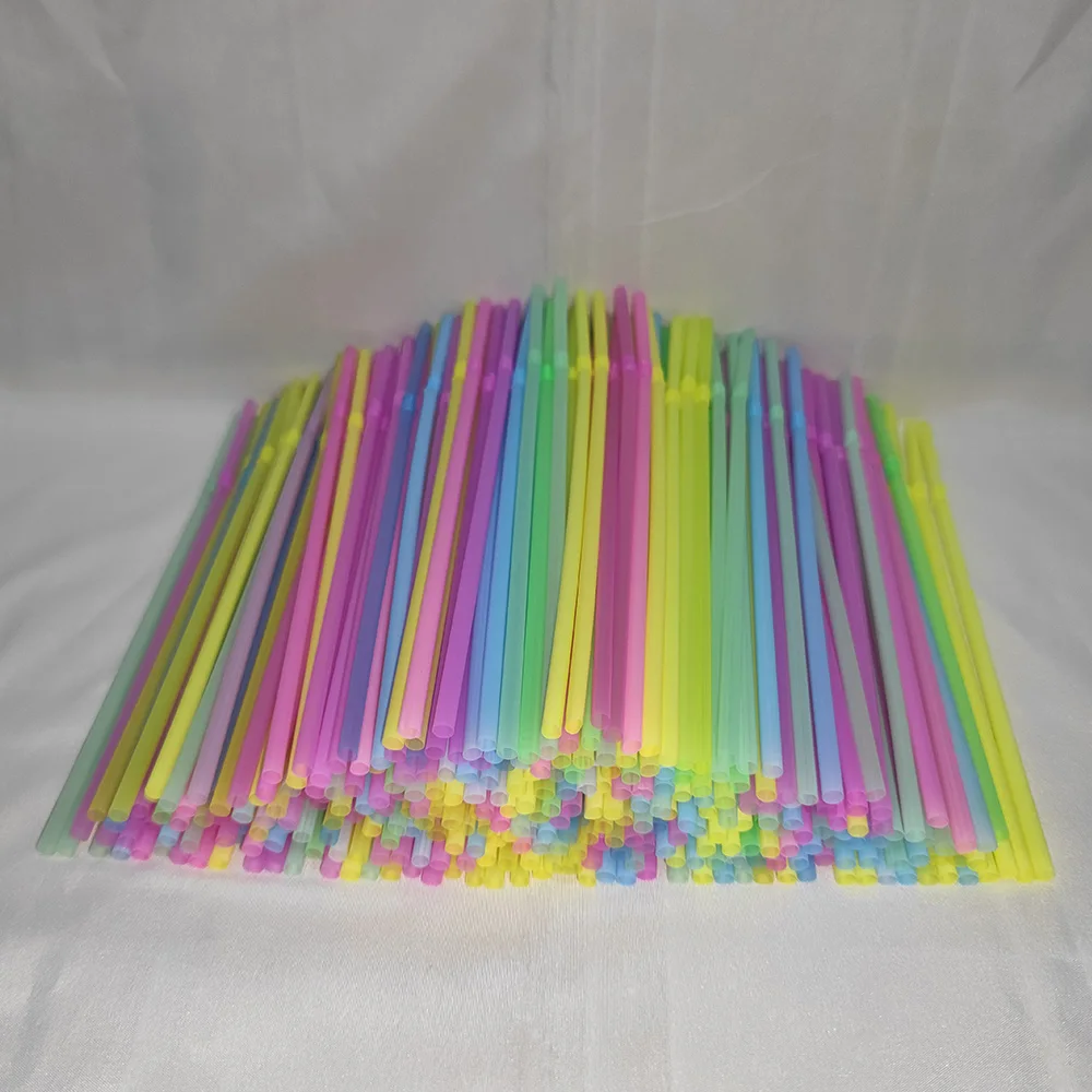 50-3000Pcs Colorful Drinking Straws rietjes Flexible Wedding Party Supplies Drinking Straws Kitchen Bar straw Wholesale