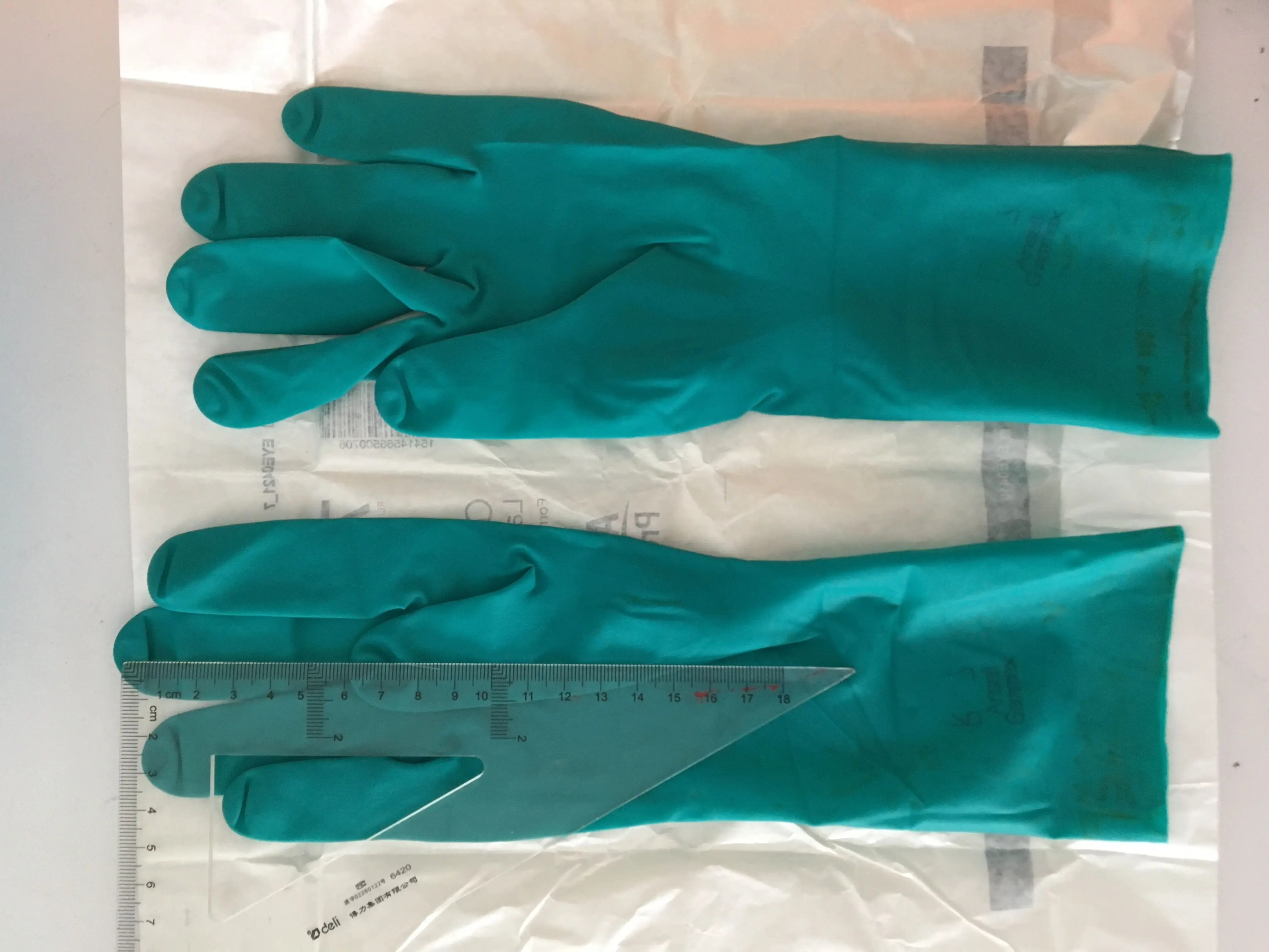 Ansell-guantes de látex sin polvo para uso en interiores y exteriores, guantes ultrafinos de operación fina, guantes de quimioterapia, color verde,