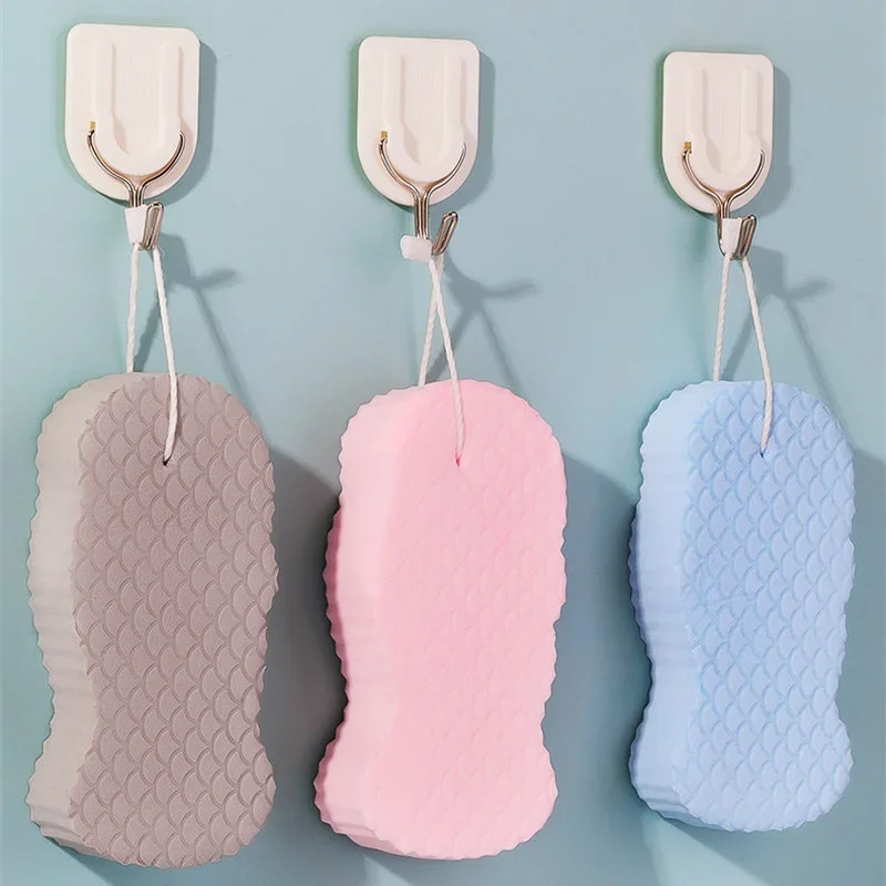 Soft Sponge Body Scrubber Bath Brush Bath Exfoliating Scrub Bath Sponge Shower Brush Body Skin Cleaner Dead Skin Remover Tool