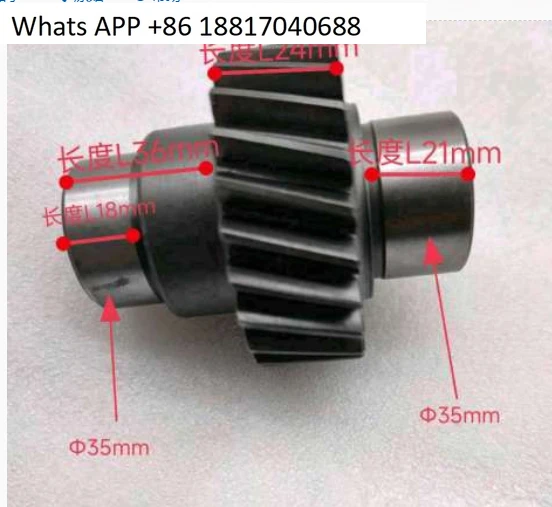 

Yunnei engine YNAA055 Longgong forklift hydraulic pump gear inner 10 teeth outer 24 teeth SHA10022462