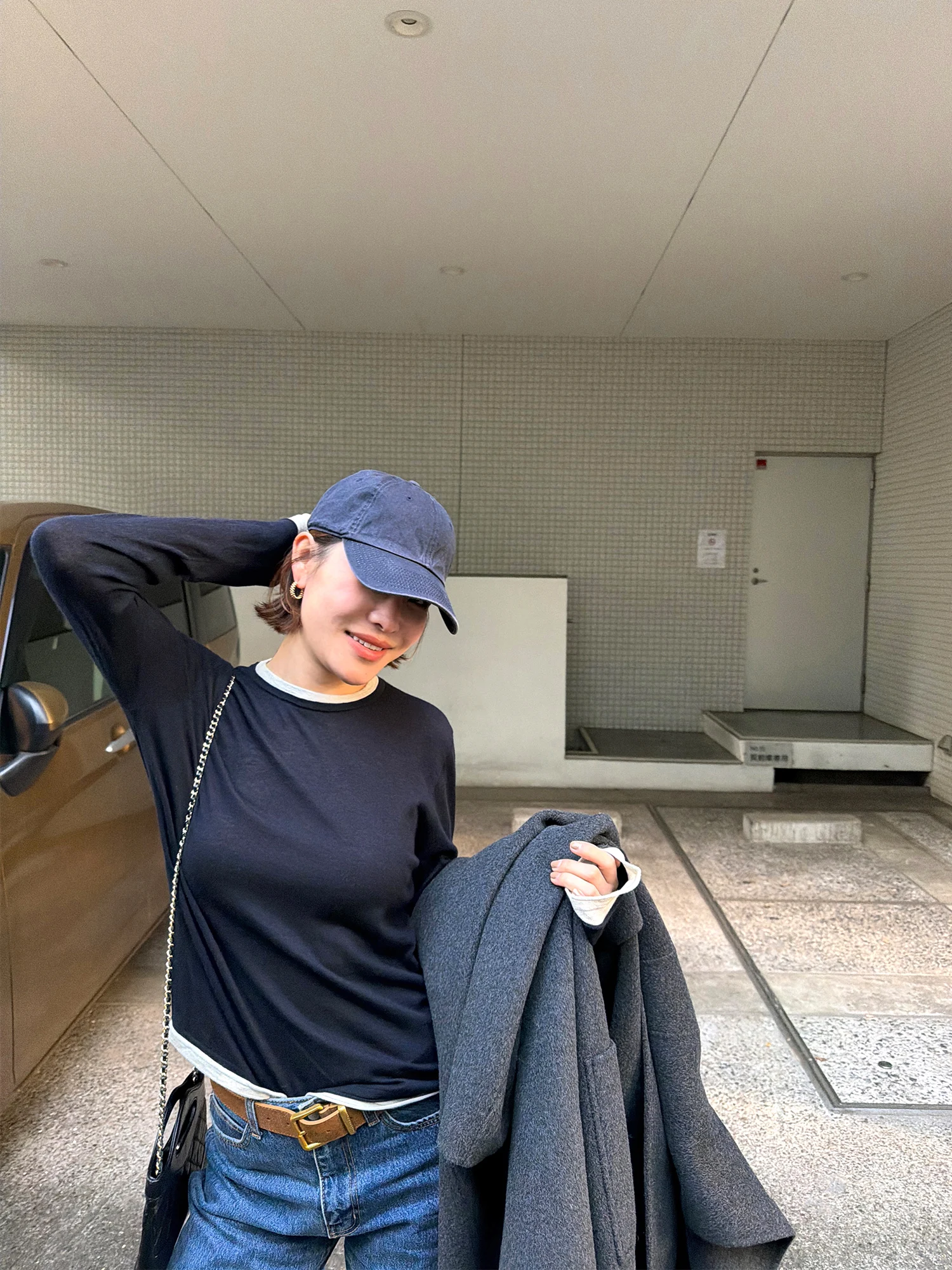 

Women's Wool Knitted Loose Fit Base Layer irt Inner Wear Casual Sle Soft Wool Blend Knitwear Faionable Two-Tone Design