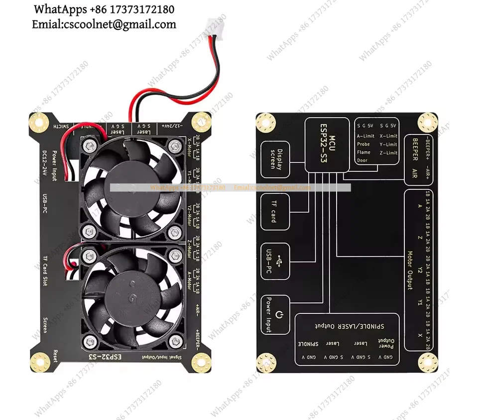 JS01 Makerbase MKS DLC32 MAX Laser Engraving Board Control Mainboard 3D Printer Parts CNC Router DIY Accessories