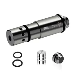 New 9mm Flat Head Gray Laser Bore Sight Toy Red Dot Training 2MW Laser Adult Outdoor Sports Game Accessories Gift QG526