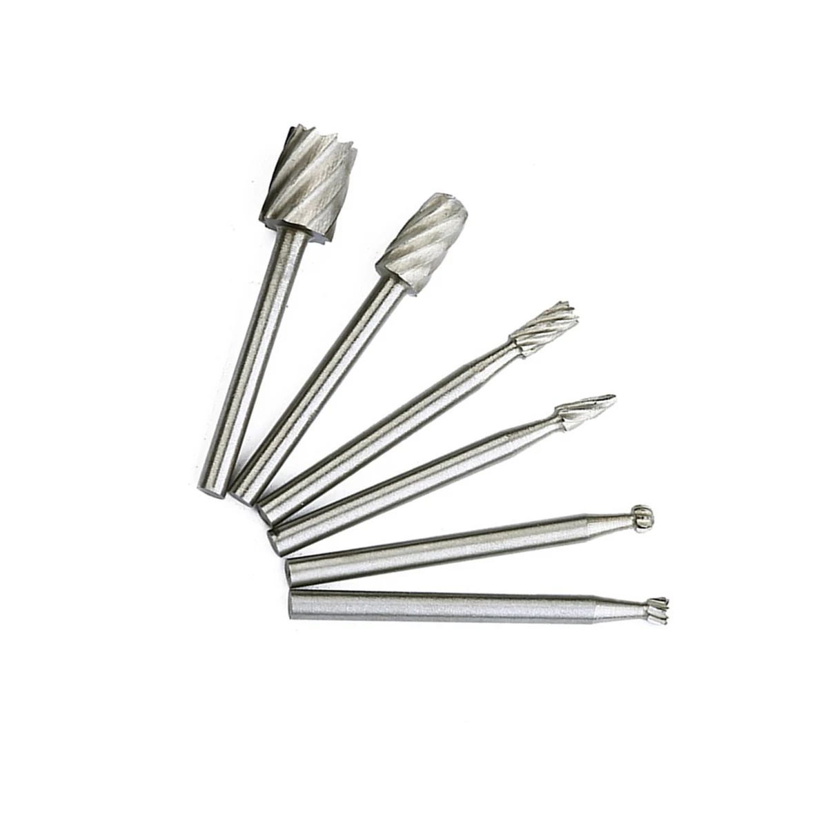 

6 PCS Routing Router Bits Burr Rotary Tools Suit Woodworking Carving Engraving Drilling Rotary Tools