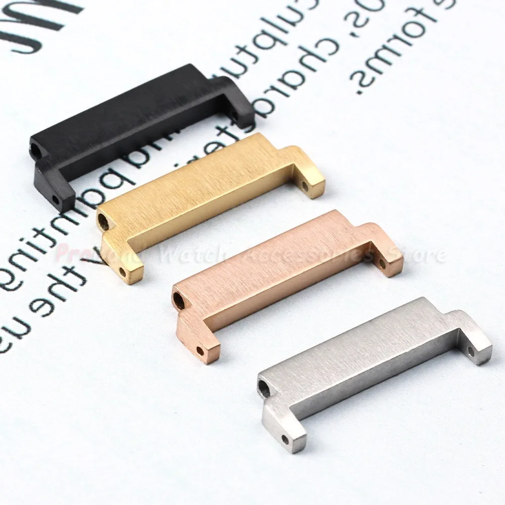 1Pair Strap Metal Adapter 18mm to 20/22mm, 20mm to 18/20/22mm, 22mm to 18/22mm Quick Release Pin Connectors Watch Band Accessori