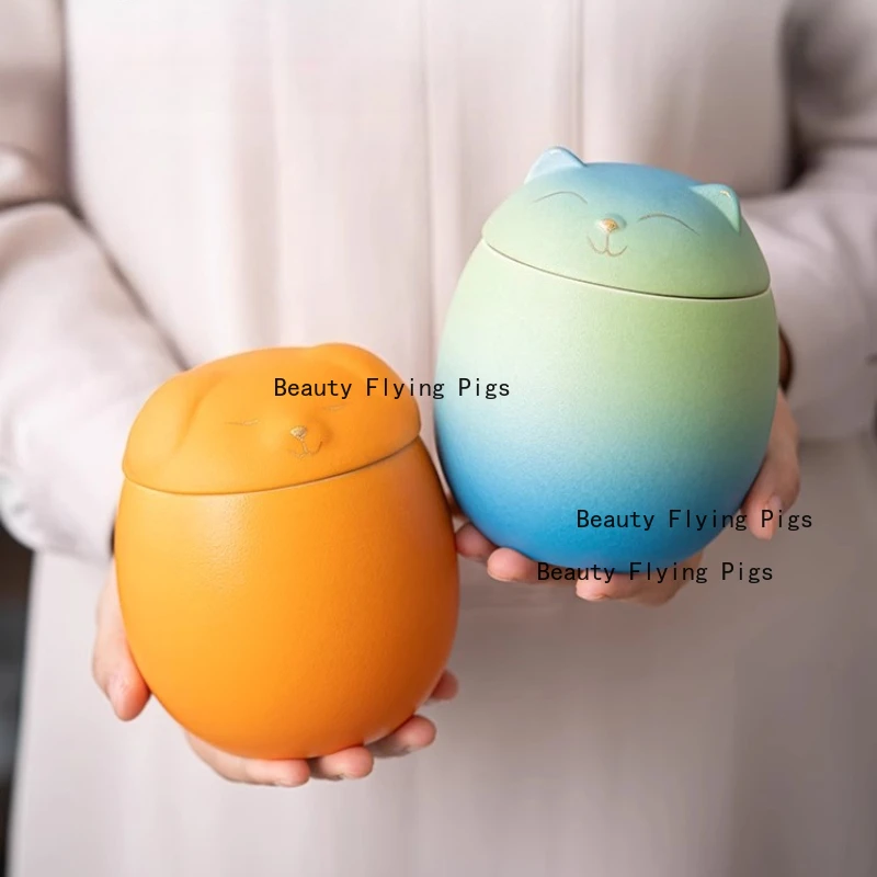 

1 шт. керамическая урна для пепла мелких животных, урна для кошек, собак, банка для похорон, принадлежности для похорон, банка для хранения пепла домашних животных, мини-урна для пепла