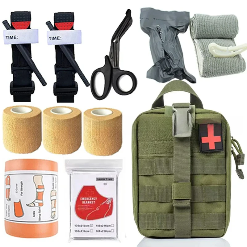 Outdoorset, wilderness camping survival emergency kit