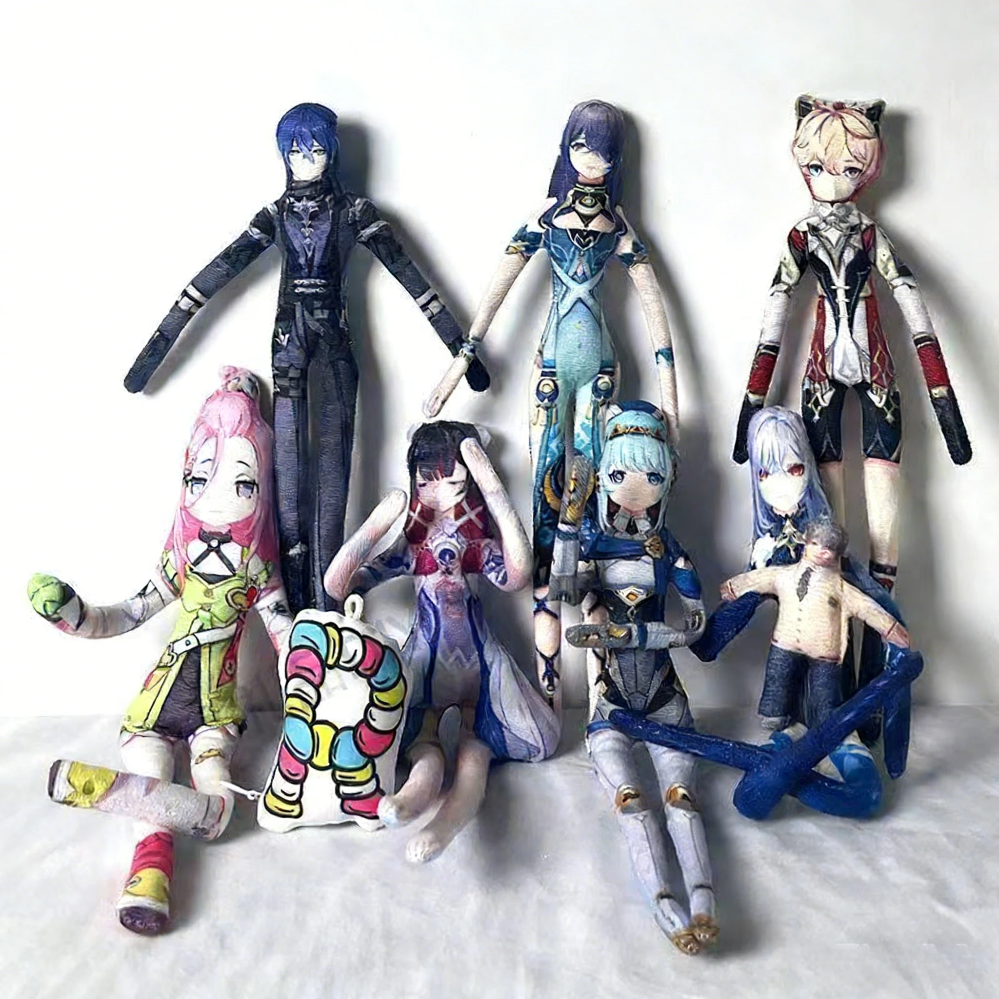 原神インパクト ダリア・スカーキル カスタムアニメぬいぐるみ ボディワイヤー骨格 アクションフィギュア ぬいぐるみアクセサリー オーナメント ギフト