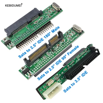 Adapter Sata na IDE 2.5 Sata żeński na 3.5 IDE męski Konwerter 40 PIN Port 1.5Gbs 2.5 na 3.5 IDE Obsługa ATA 133 100 HDD CD DVD