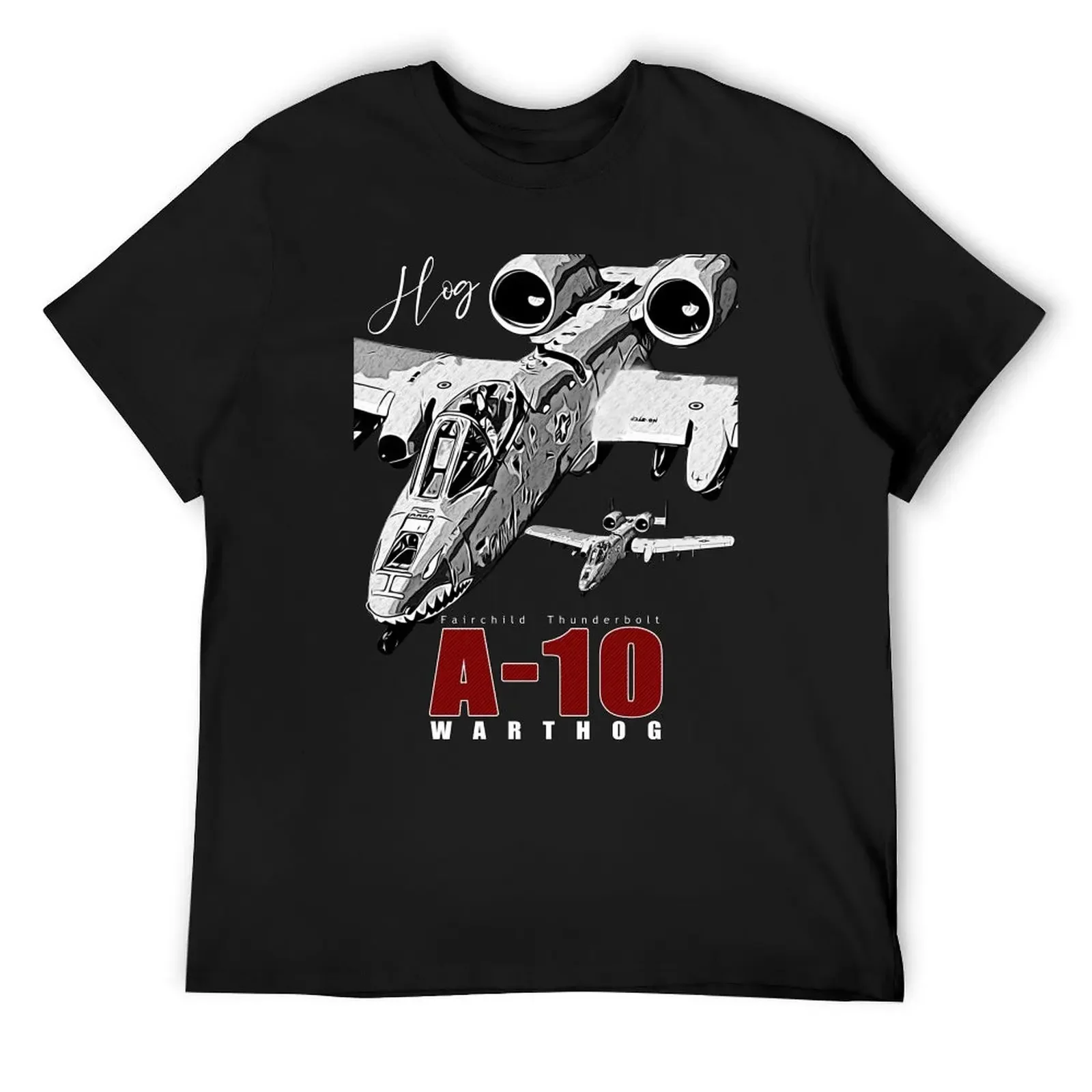 

Fairchild A-10 Thunderbolt II Warthog T-Shirt oversized gifts for boyfriend street wear mens graphic t-shirts
