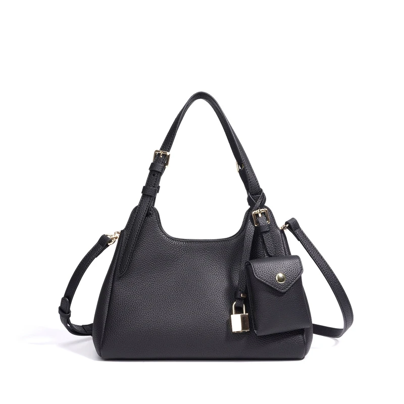 

Jonlily Women Genuine Leather Shoulder Bag Female Handbag Totes Casual Crossbody Bag Small Daybag Commuter Bag Purse -KG2213