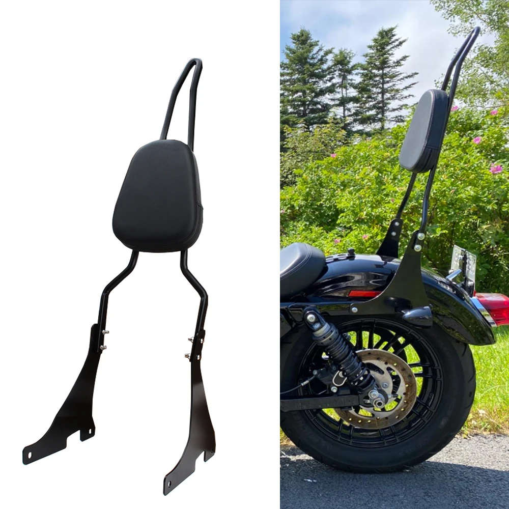 

Съемная спинка Sissy Bar с подушечкой черного цвета для Harley Sportster XL 883 1200