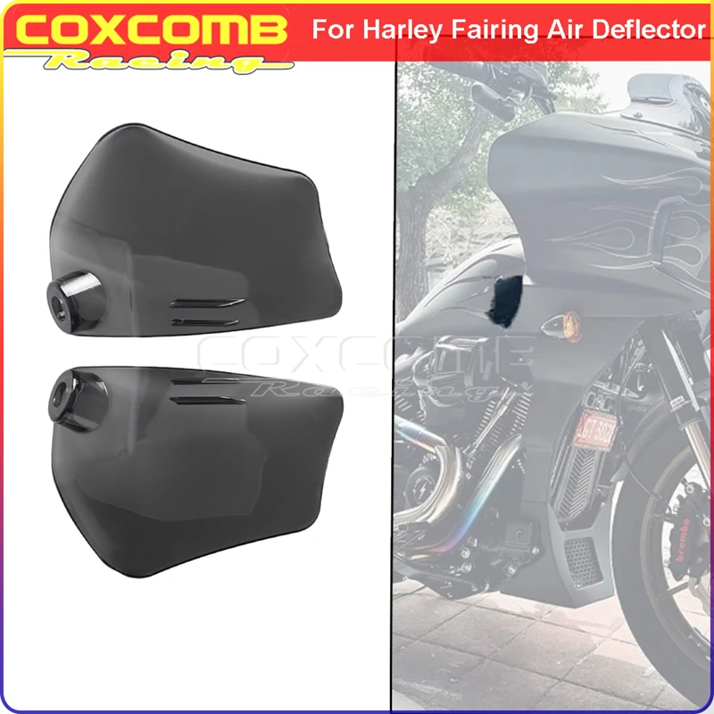 

For Harley Davidson Softail Low Rider ST FXLRST 2022-later Motorcycle Fairing Air Deflectors Headlight Side Wing Windshield Kit