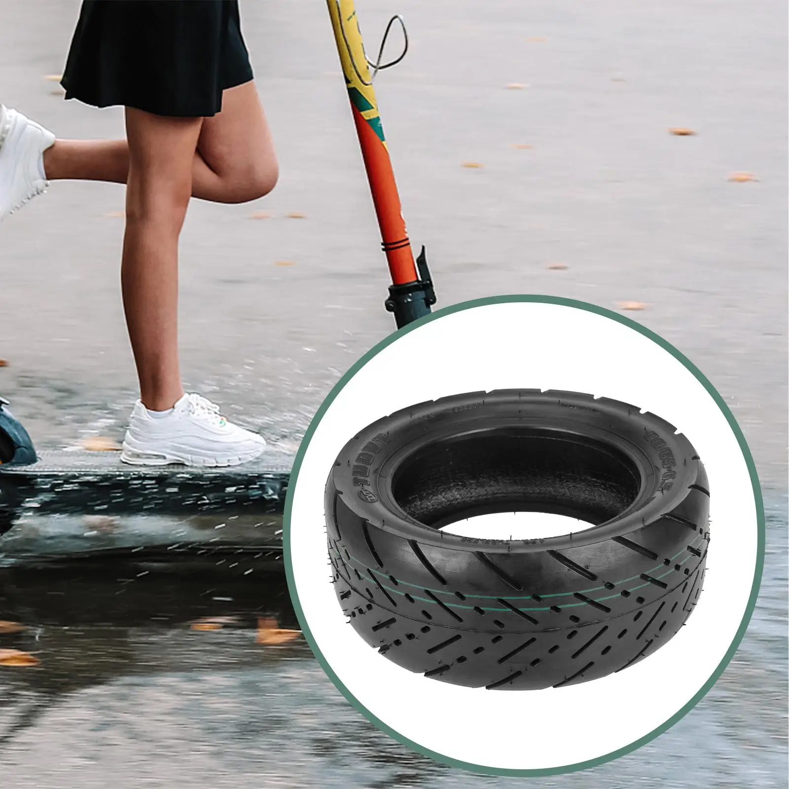 Tubeless Tire High Performance Premium 90/65-6.5 for Electric Scooter