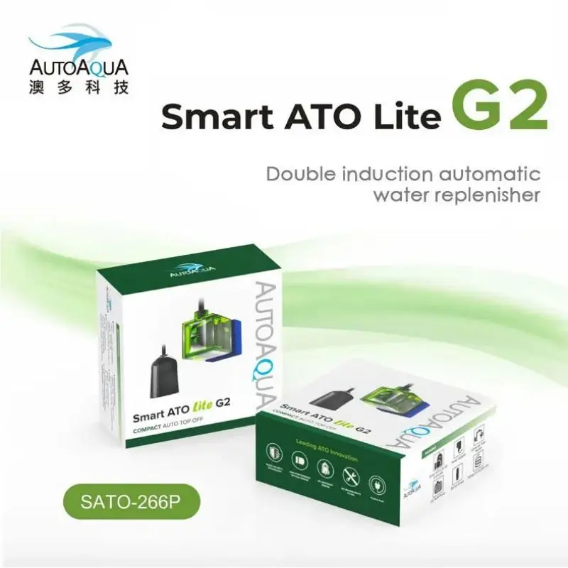 AUTOAQUA Smart ATO Lite G2 SATO-266P 110V-220V Aquarium Auto Top Off System Water Filler Refiller Level Controller with Pump