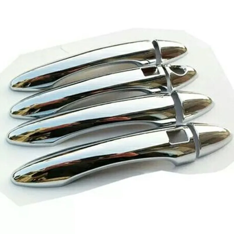 For Kia Optima K5 TF MK3 2011 2012 2013 2014 2015 Carbon Fiber Chrome Car Door Handle Cover Trim Sticker Styling Accessories