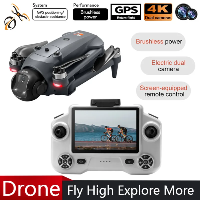 НОВЫЙ YL059 Мини-квадрокоптер с камерой 4K HD, FPV, GPS, оптическим позиционированием, длительным временем работы от батареи, радиоуправляемая игрушка, подарок для мальчика, дрон
