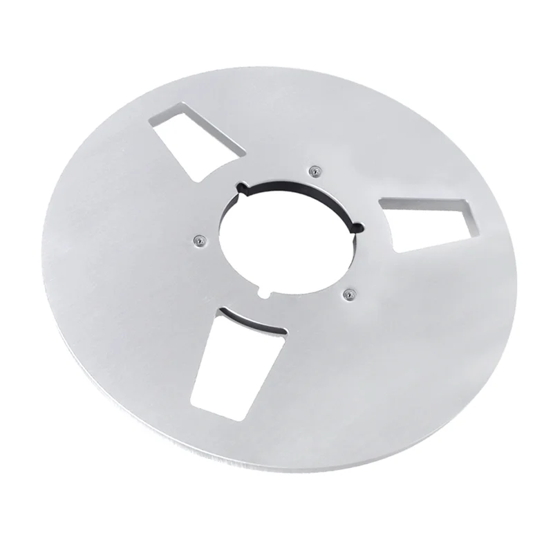 

Practical-3 Hole 10.5Inch Open Reel Audio Tape Empty Nab Hub Reel-To-Reel Recorders With Disk New Aluminum Accessories