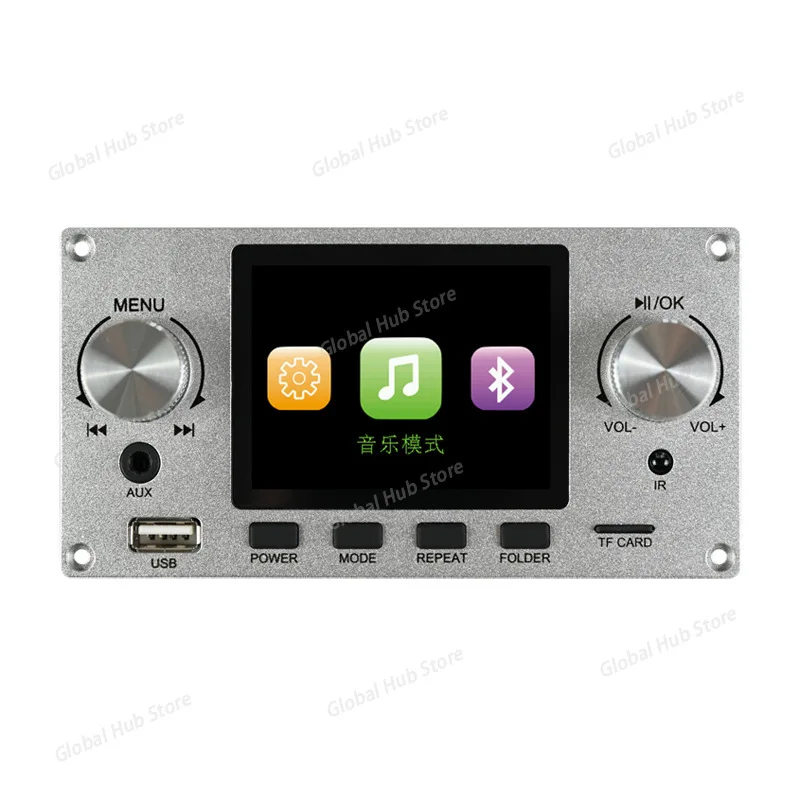 The 2.8-inch TFT Color Screen Bluetooth Lossless Audio Player Decoding Board Supports I2S Digital Audio Output