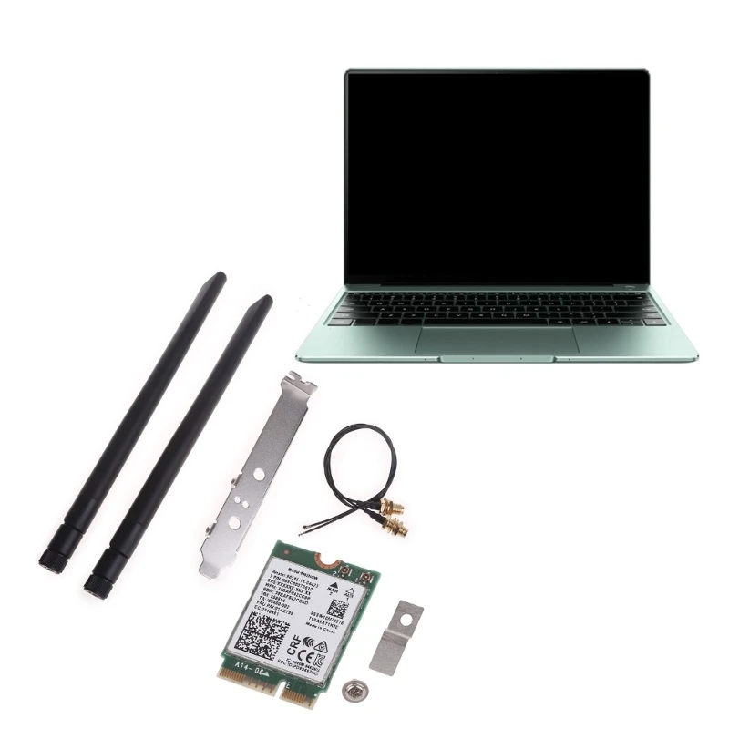 896F WiFi Key E M.2 CNVio Desktop Adapter BT 5.0 Wireless 802.11ax 2.4G/5G Support MU-MIMO 9462NGW Gigabit Network Card