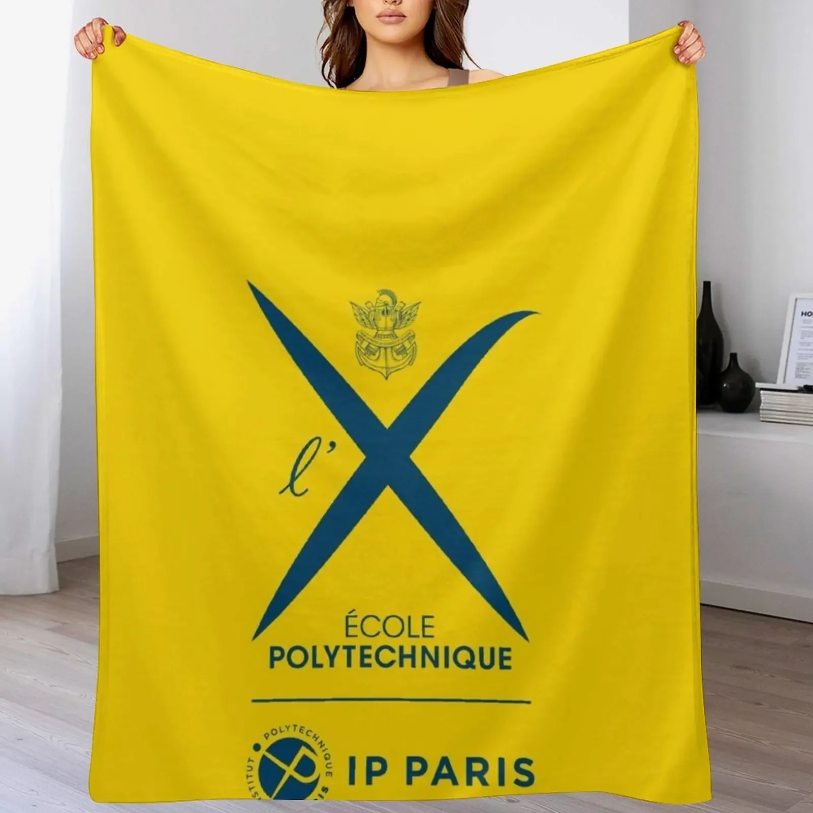 

école Polytechnique Throw Blanket No Pilling Soft Warm Blanket for Bed