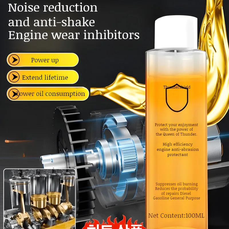 Engine Anti-Wear  Promote Engine Power Noise Reduction Anti-Shaking Engine FineCar Maintenance