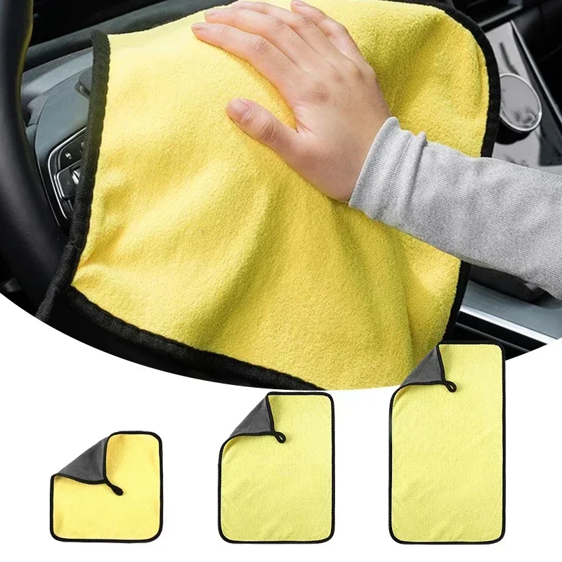 Suede Car Logo Towel Microfiber Cleaning Drying Rag Cloth For Hyundai I30 I20 IX35 I40 Tucson Getz Sonata Palisade Velos Accent