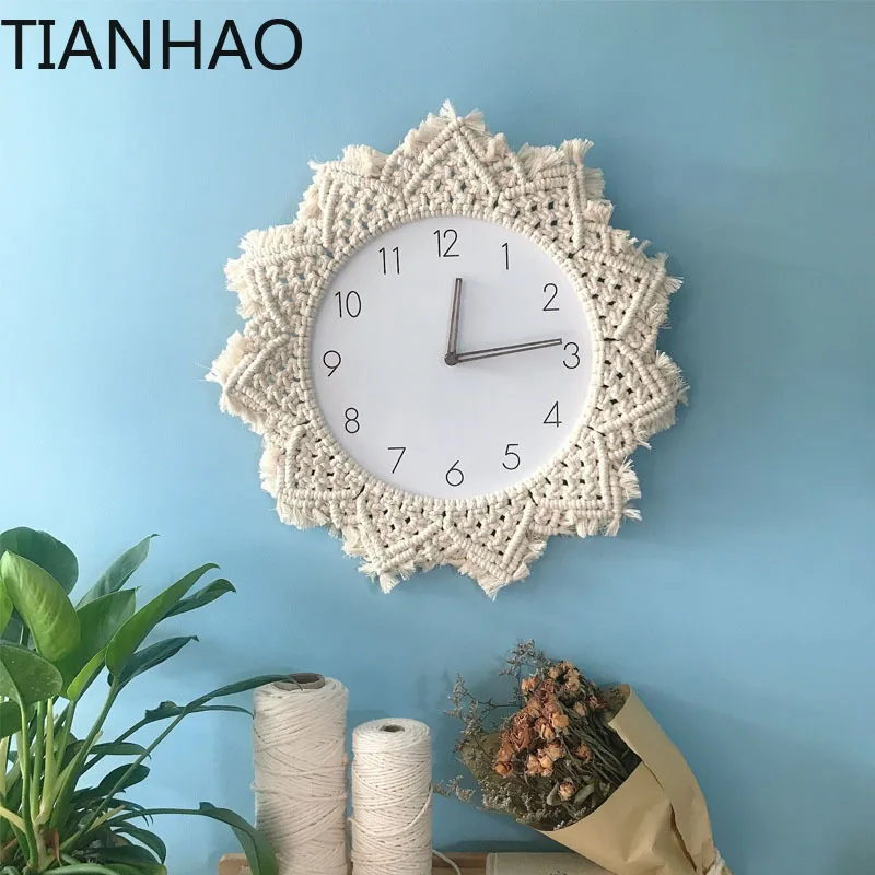 European style Home Silent Wall Clocks Simple Modern Wall Decoration Designer Round Wall Clock Horloge Murale Household Goods