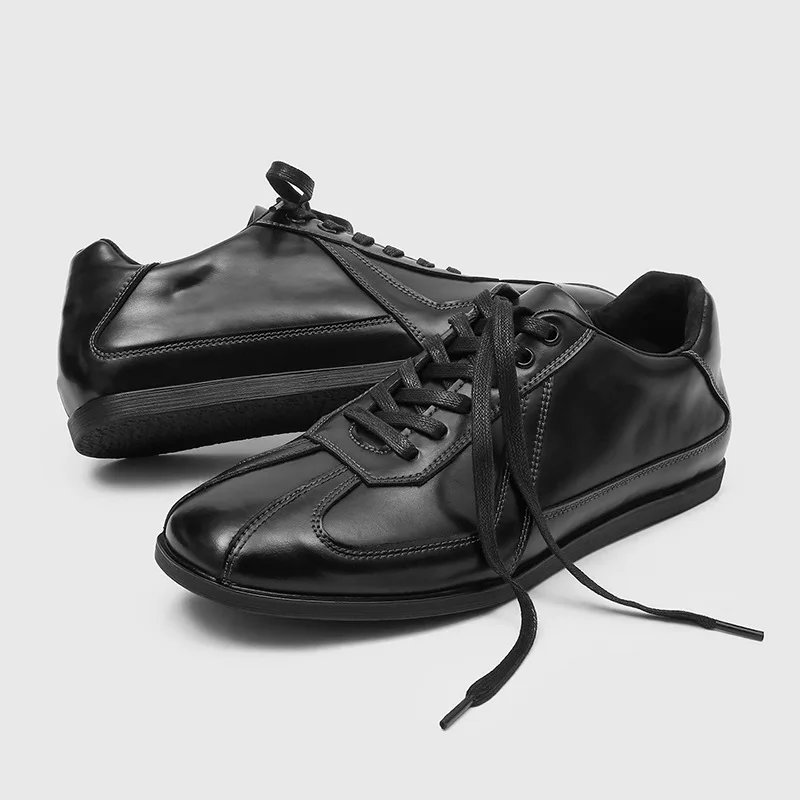 

Спортивная обувь, мужская повседневная кожаная обувь, модные кожаные туфли в стиле ретро на шнуровке, дизайнерские лоферы, мужские роскошные туфли Zapatos Para Hombre 38-46