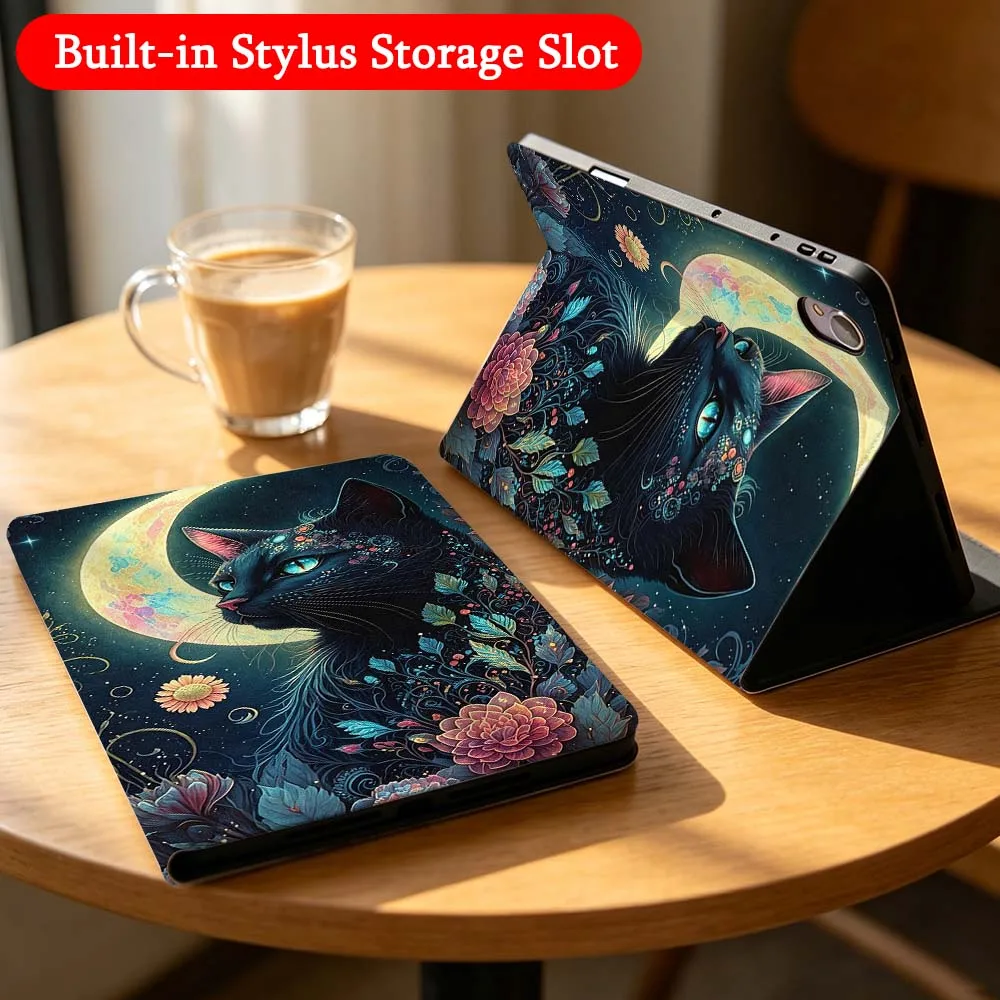 

Luxury Cat Wolf Case For Huawei Matepad M6 10.8 11 11.5S Pro Air SE Honor Tab 8 9 10 V9 X8 X9 X10 Magic Pad GT 2 3 Tablet