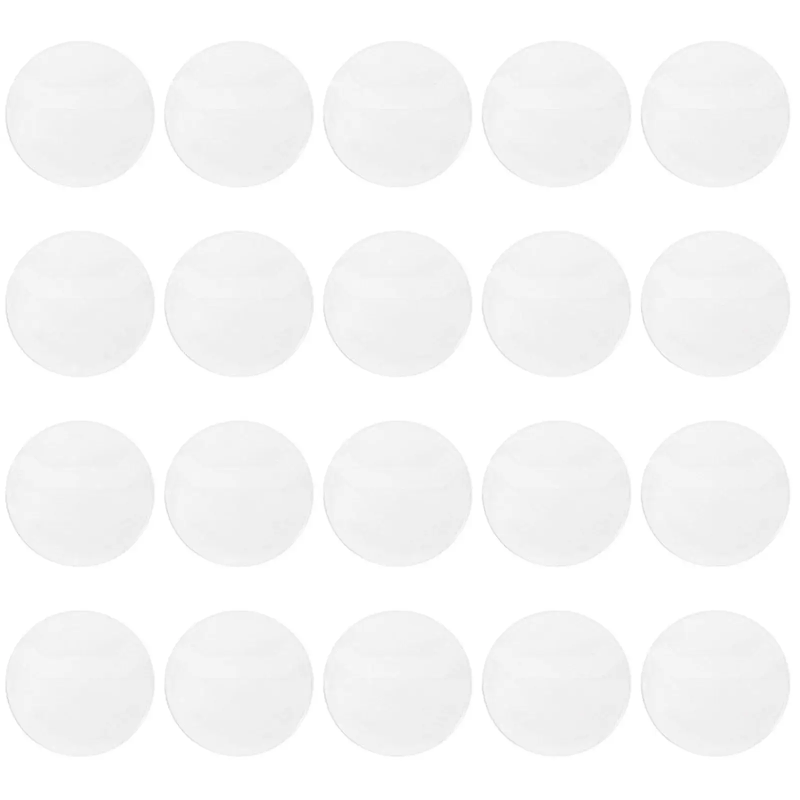 50pcs Clear Round Pin Badge Covers Pvc Button Cover Protectors Compatible With 2.28 Inch/58mm Can Badges Scratch Stain Resistant