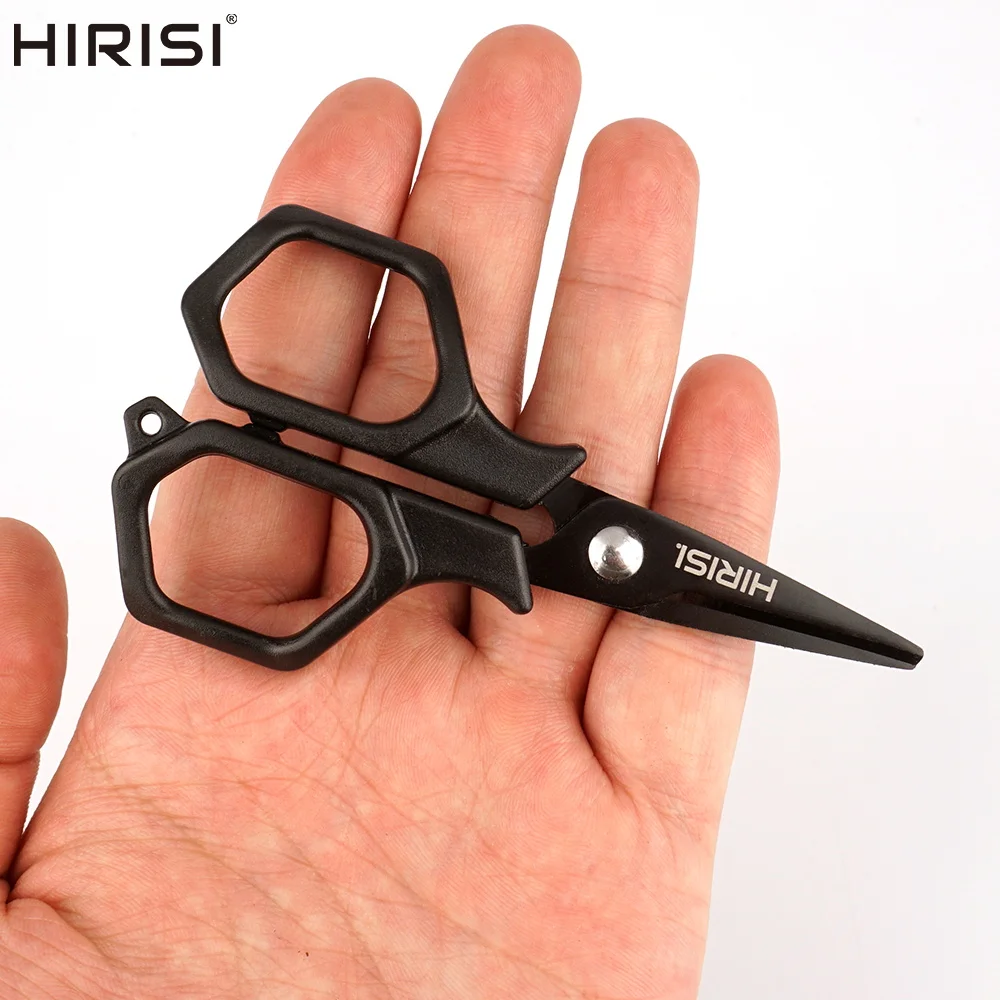 Hirisi Carp Fishing Scissors Stainless Steel Rust-Proof Scissor Fishing Line Cutter for Braid/PE Line Fishing Pliers Tools JD13 view 2
