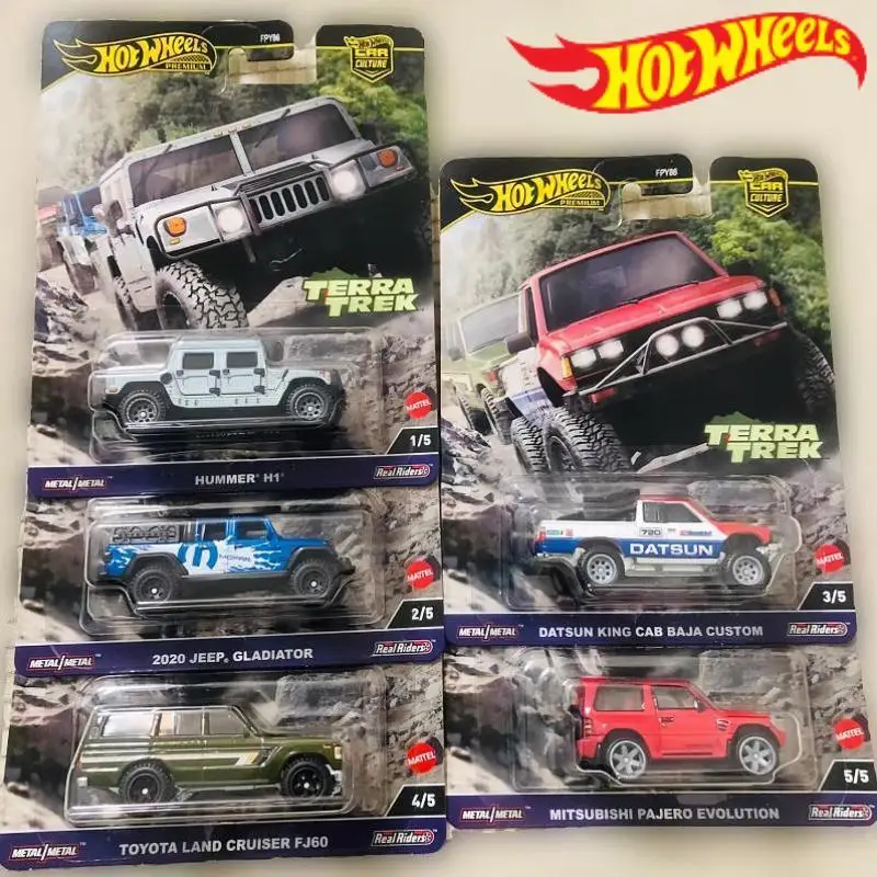 

Оригинальный комплект литых под давлением автомобили Hot Wheels Terra Trek для бездорожья Fpy86-961c, коллекция моделей, литая под давлением модель 1:64, игрушки, подарки