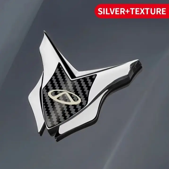 3D Metal Shield Form Car Body Badge Sticker For Chery Omoda C5 Tiggo7 Tiggo8 Pro Jaecoo J7 J8 Fender Exterior Decoration Parts