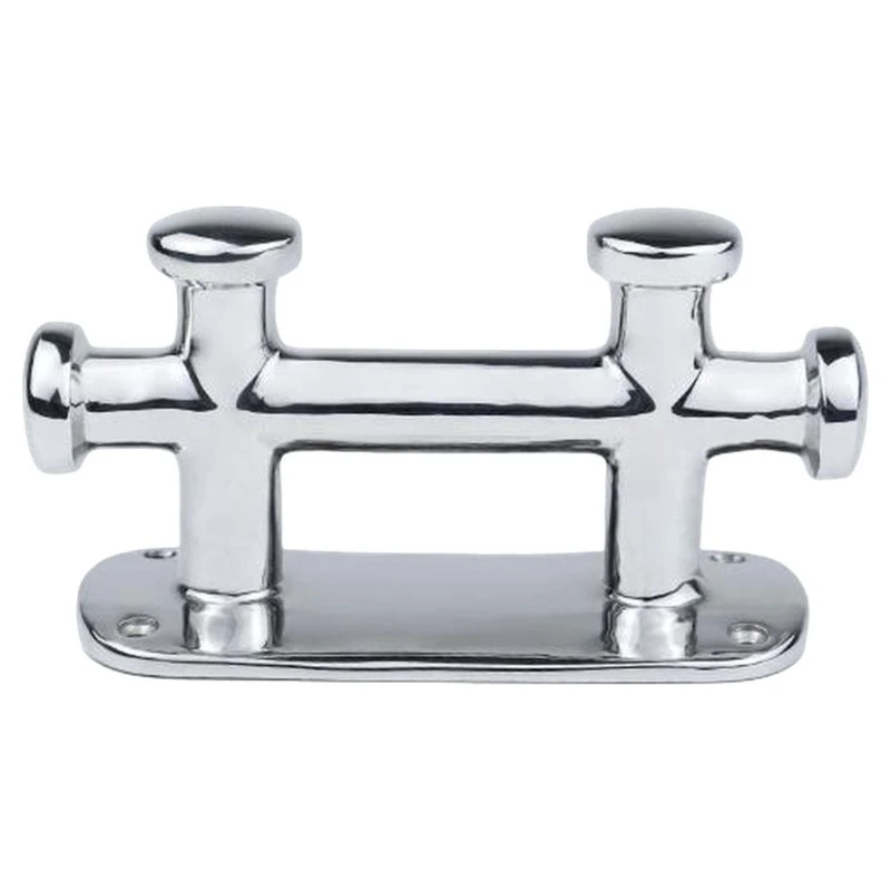 A96E-316 Stainless Steel Double Intersection Boat Bollard Cleat Marine Marine Yacht Parts Accessories Column Cable Pile