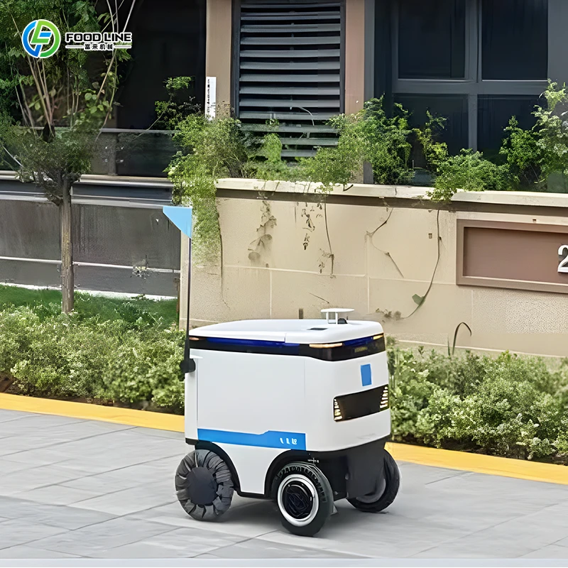 Custom Industrial & Outdoor Delivery Robot, Smart Food & Cargo Delivery Robot for Home, Factory and Commercial Logistics