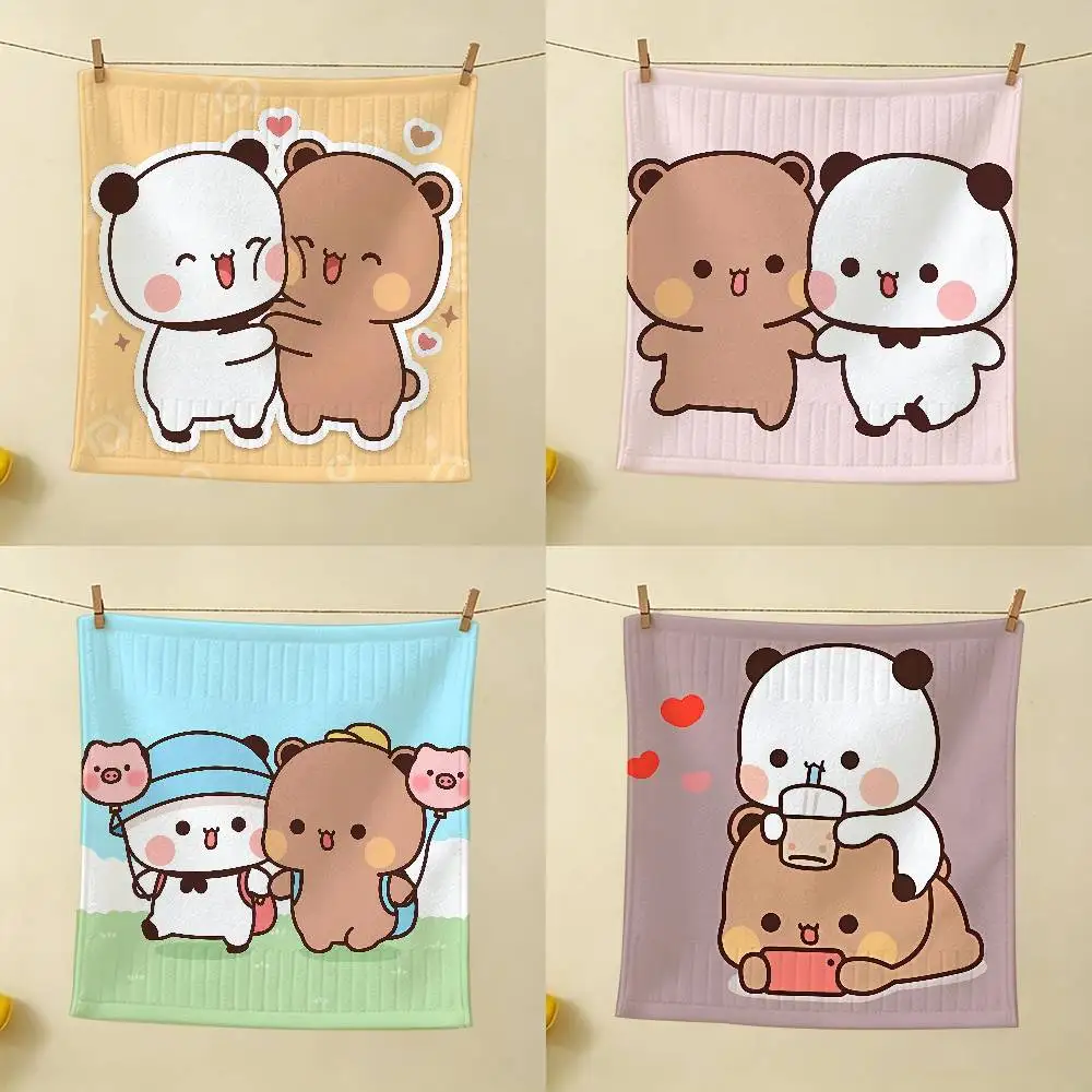 Cute B-Bubu Dudu Polyester Cotton Fabric, For Home Dormitory Hanging Kitchen Towel, Absorbent Wiping Towel