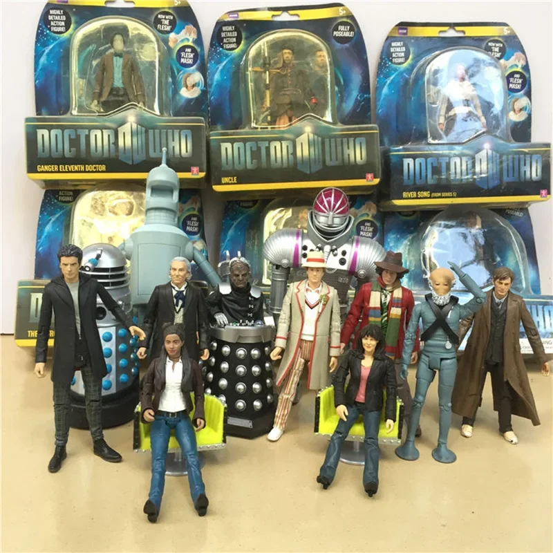 Genuine Anime Peripherals Action Figure Doctor Who 10 11 Generation Alien 5-inch Movable Model Ornaments