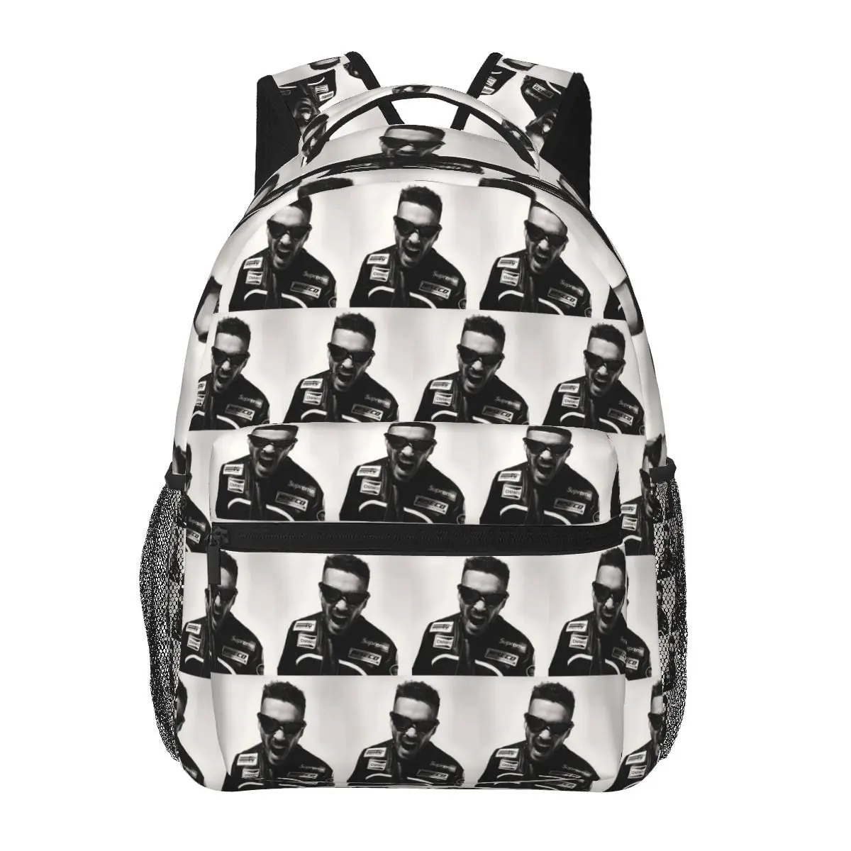 

Singer M.Pokora Adrenaline Tour Student Backpack School Bag Hiking Travel Daypack for Men Women Fashion Bookbag Shoulder Bags